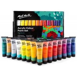 Mont Marte Acrylic Paints Set - 24 Pieces, 36ml Tubes